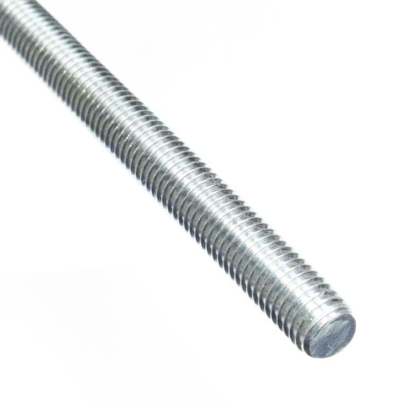 Smiths Ironmongery Zinc Plated Threaded Rod – M8 x 300mm Pack 4