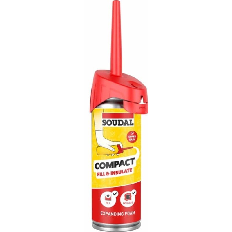 Soudal Compact Fill & Insulate Gap Filling Foam – 150ml