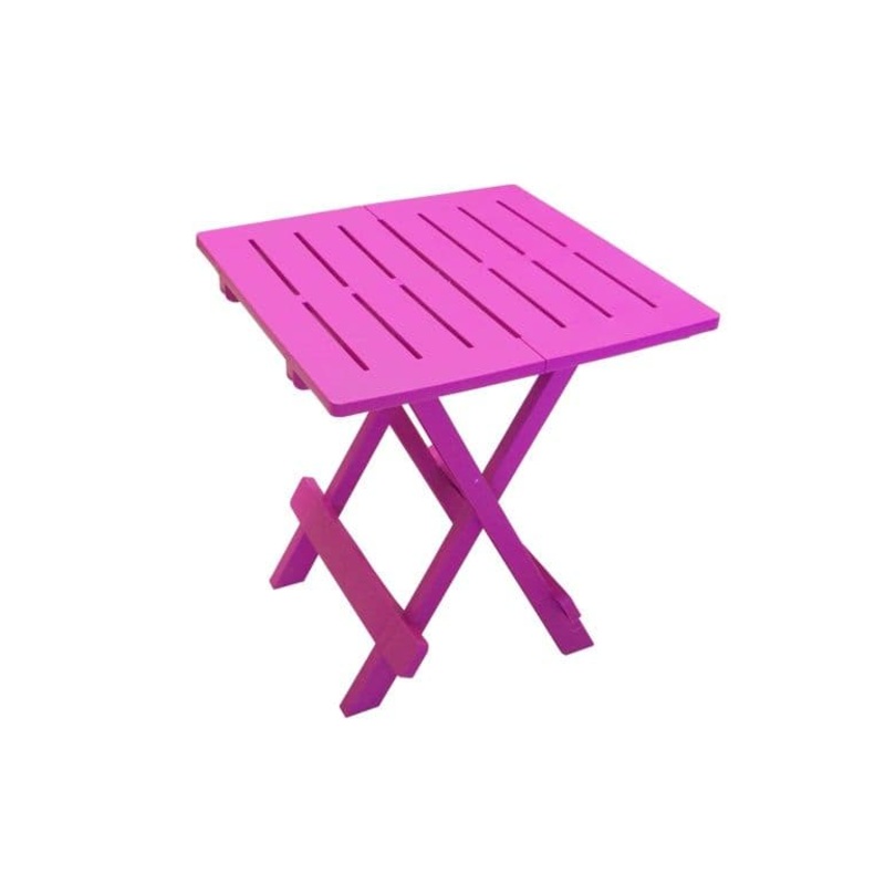 SupaGarden Plastic Folding Camping Table – Pink