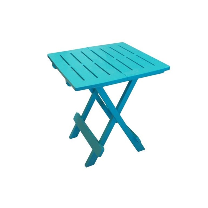 SupaGarden Plastic Folding Camping Table – Turquoise