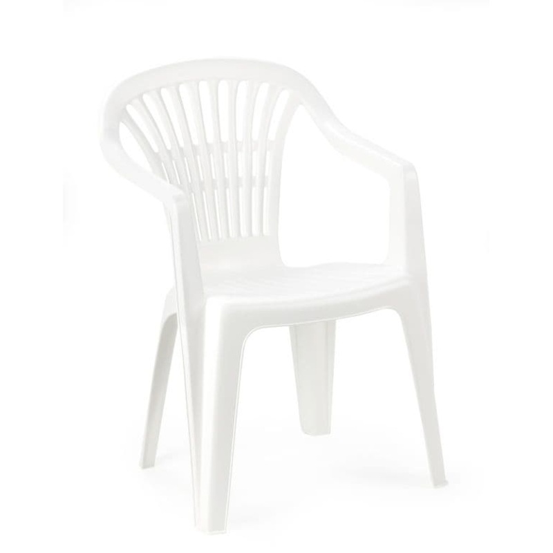 SupaGarden Resin Chair – White