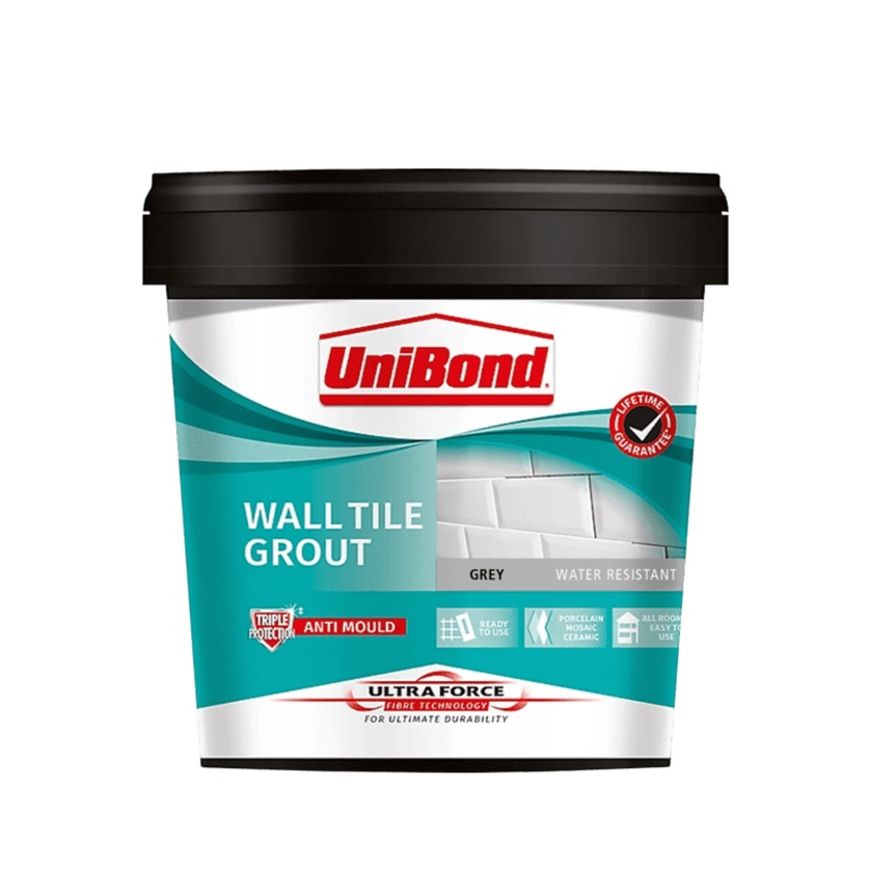 UniBond Ultraforce Wall Tile Grout 1.38kg – Grey