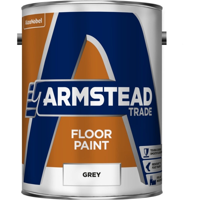 Armstead Trade Floor Paint – 5L Grey