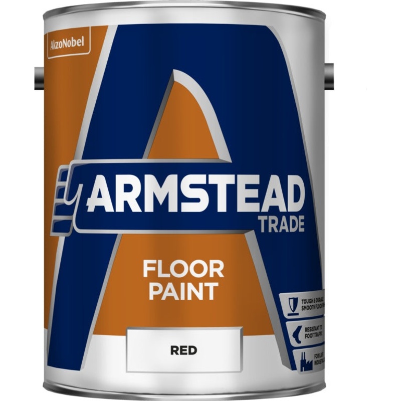 Armstead Trade Floor Paint – 5L Red