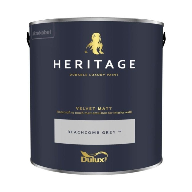 Dulux Heritage Matt 2.5L – Beachcomb Grey