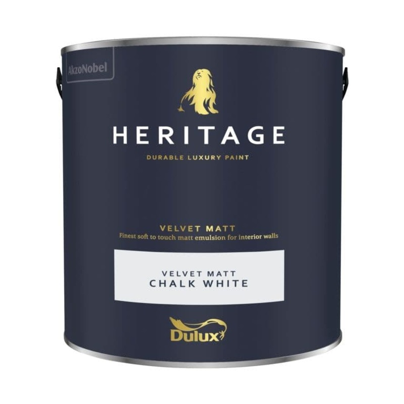 Dulux Heritage Matt 2.5L – Chalk White