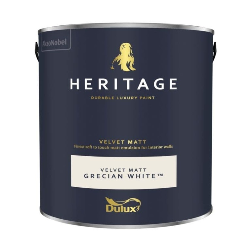 Dulux Heritage Matt 2.5L – Grecian White