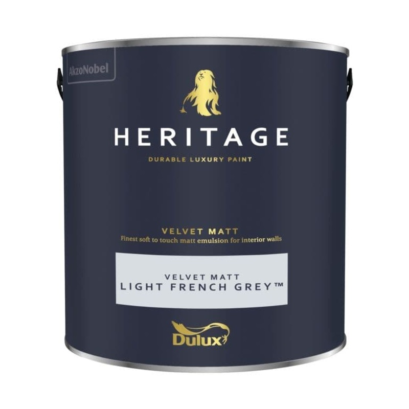 Dulux Heritage Matt 2.5L – Light French Grey