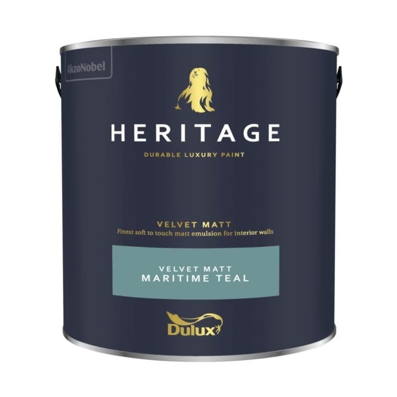 Dulux Heritage Matt 2.5L – Maritime Teal
