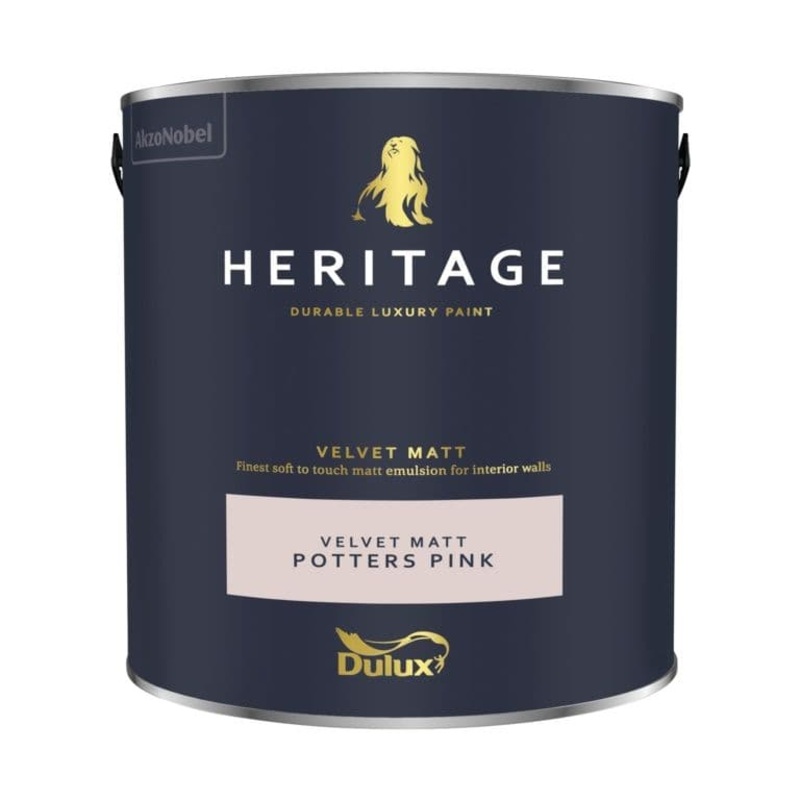 Dulux Heritage Matt 2.5L – Potters Pink