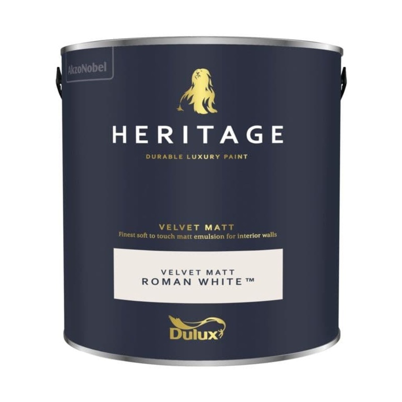 Dulux Heritage Matt 2.5L – Roman White