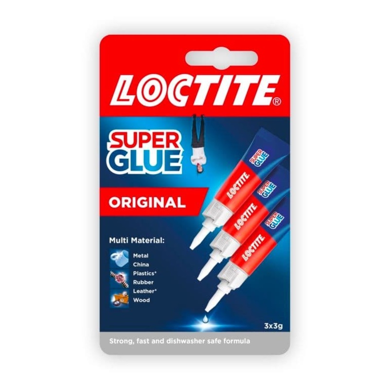 Loctite Maxi Trio Super Glue Liquid – 3 x 3g