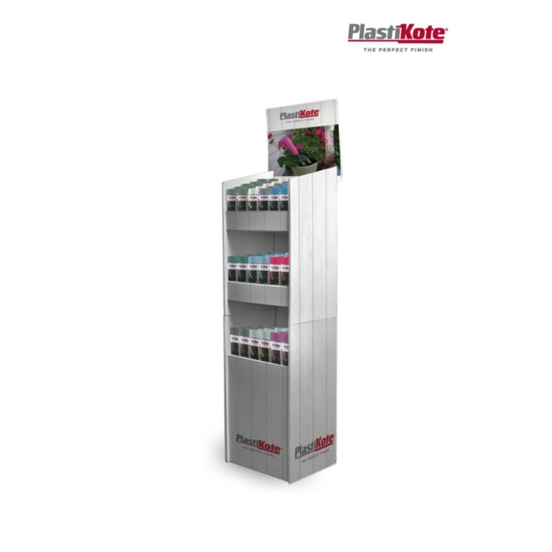 PlastiKote Garden Spray Stock Stand Deal – 72 Can Display
