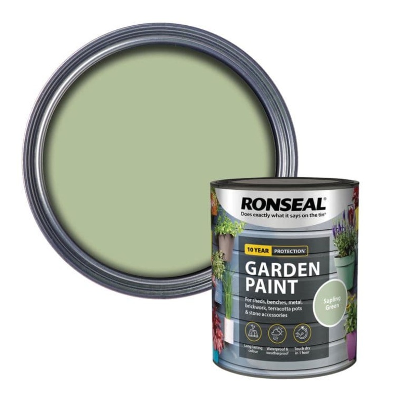 Ronseal Garden Paint 750ml – Sapling Green