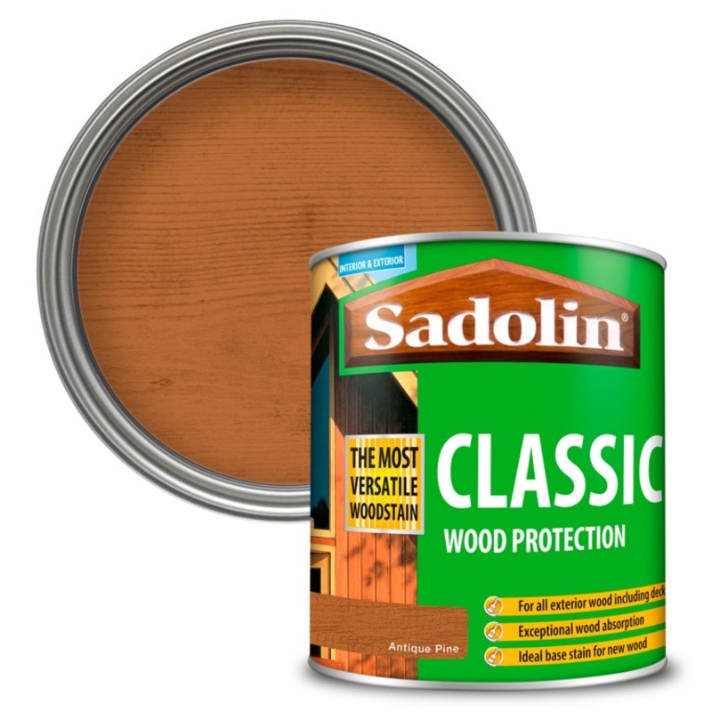 Sadolin Classic Wood Protection – 1L Antique Pine