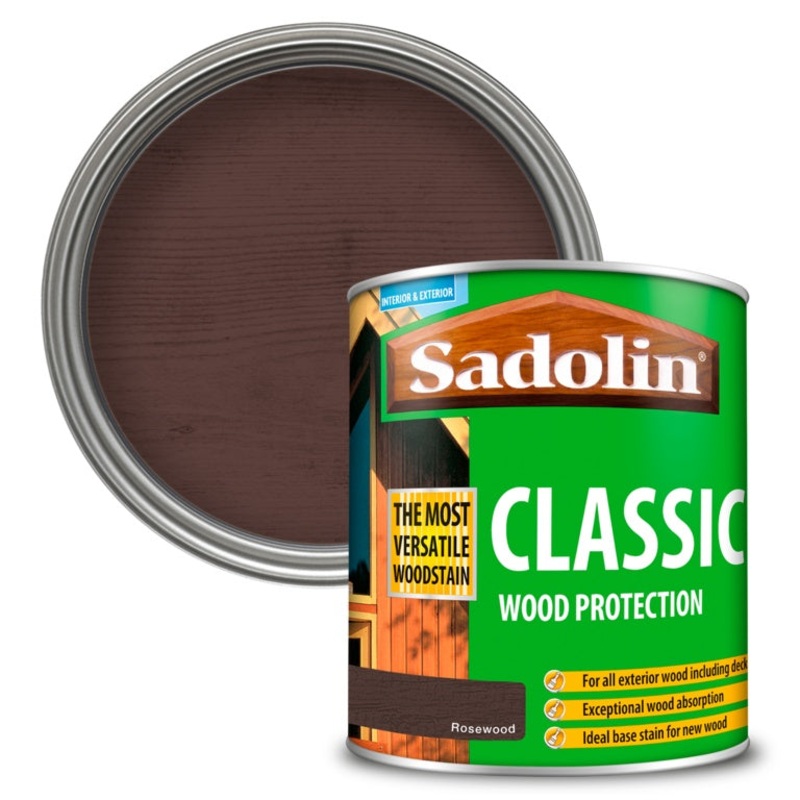 Sadolin Classic Wood Protection – 1L Rosewood