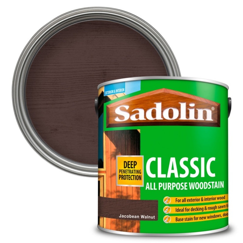 Sadolin Classic Wood Protection – 2.5L Jacobean Walnut