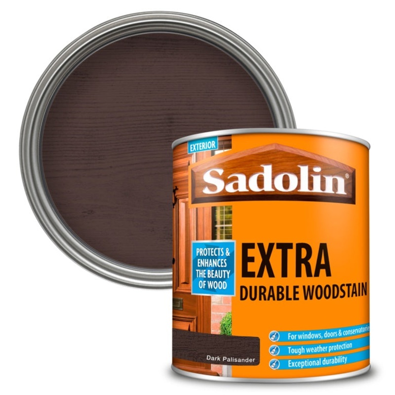 Sadolin Extra Durable Woodstain – 1L Dark Palisander