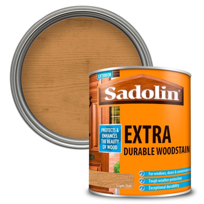 Sadolin Extra Durable Woodstain – 1L Light Oak