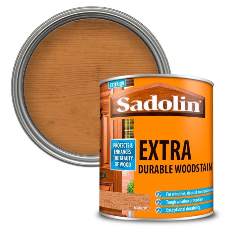 Sadolin Extra Durable Woodstain – 1L Natural