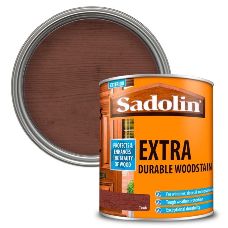 Sadolin Extra Durable Woodstain – 1L Teak