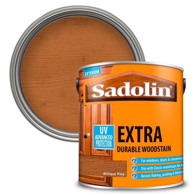Sadolin Extra Durable Woodstain – 2.5L Antique Pine