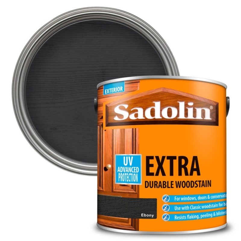 Sadolin Extra Durable Woodstain – 2.5L Ebony