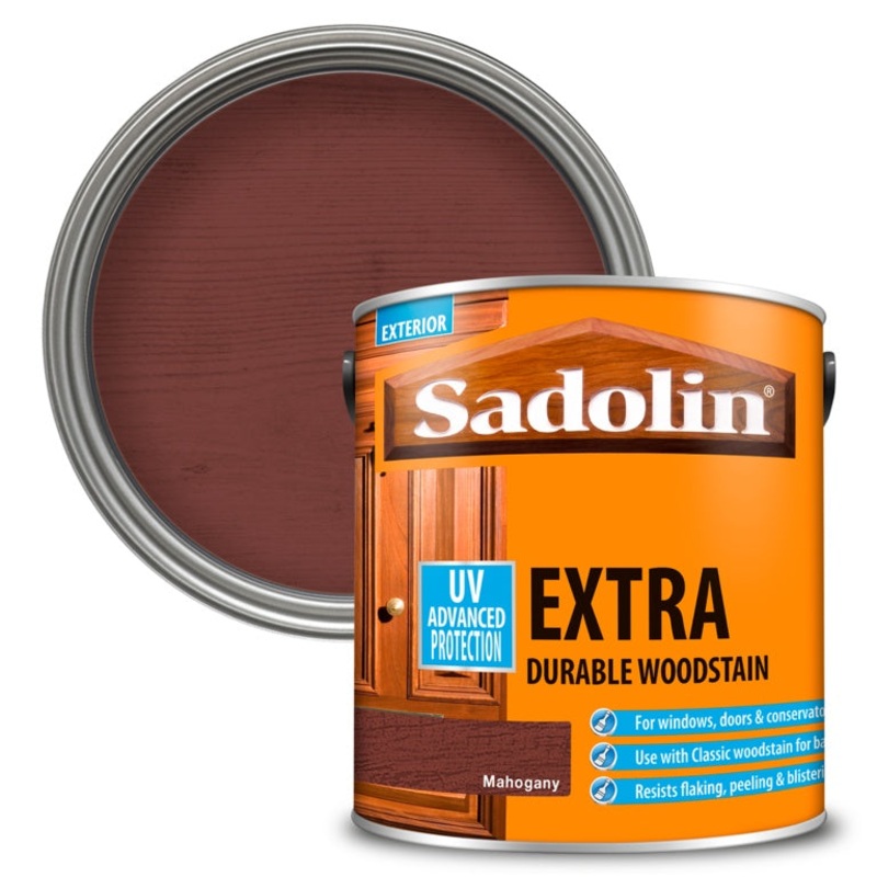 Sadolin Extra Durable Woodstain – 2.5L Mahogany