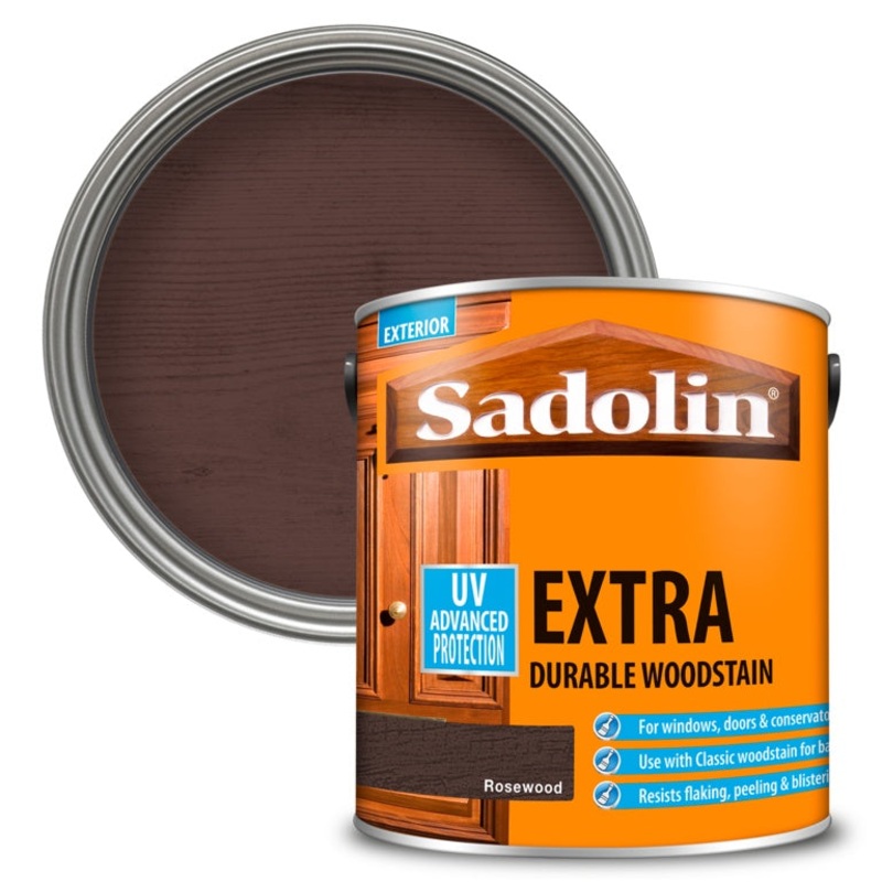 Sadolin Extra Durable Woodstain – 2.5L Rosewood