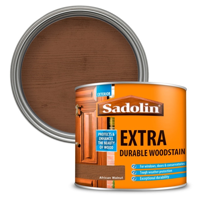 Sadolin Extra Durable Woodstain – 500ml African Walnut