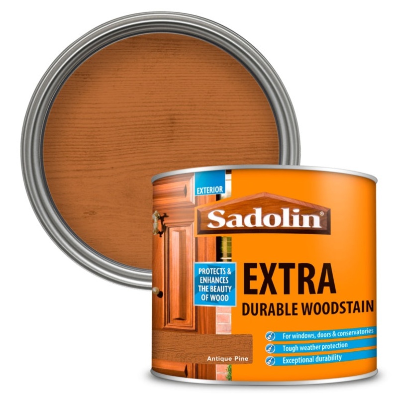 Sadolin Extra Durable Woodstain – 500ml Antique Pine