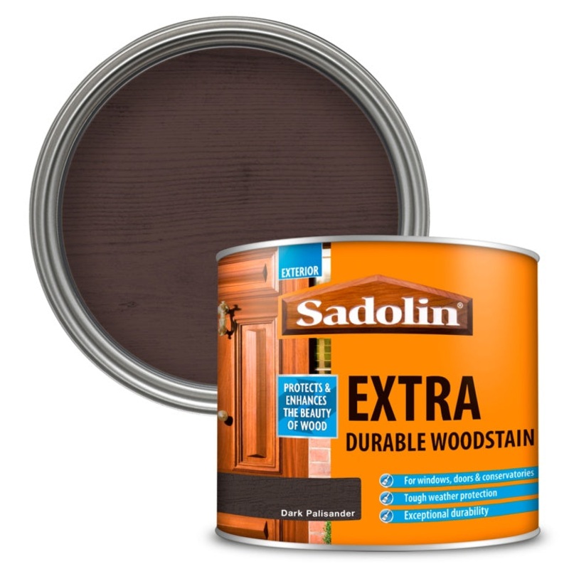 Sadolin Extra Durable Woodstain – 500ml  Dark Palisander