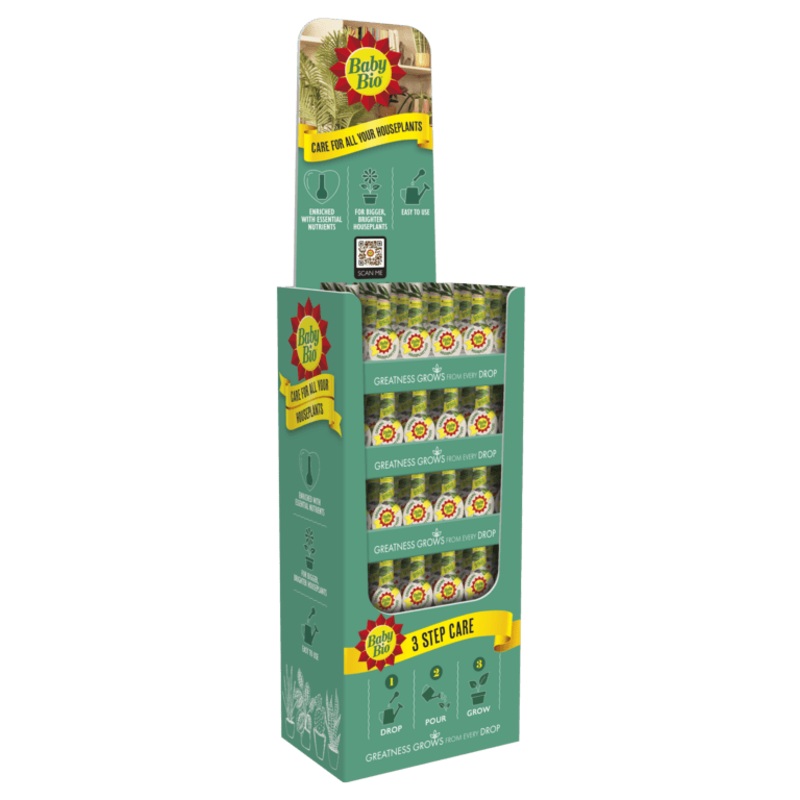 Baby Bio Organic Houseplant Food 175ml – Display Unit of 144