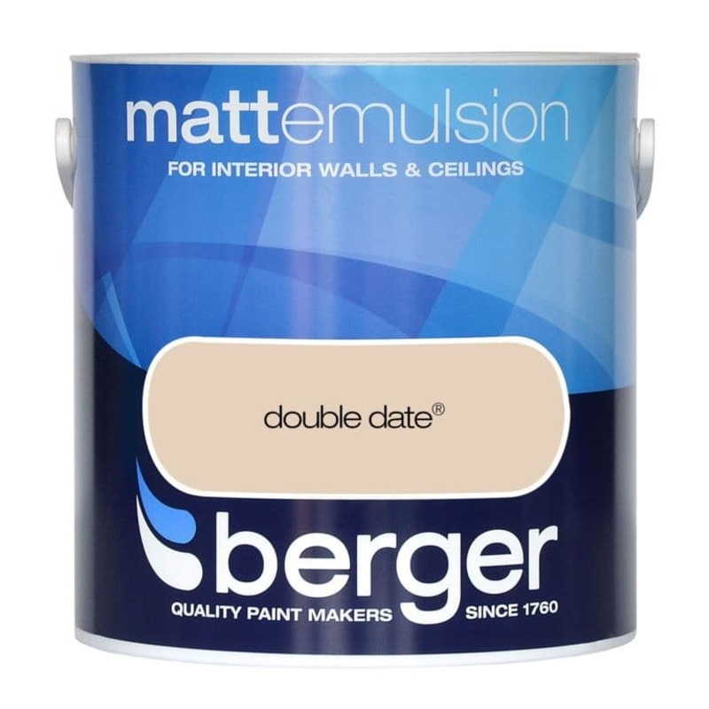 Berger Matt Emulsion 2.5L – Double Date