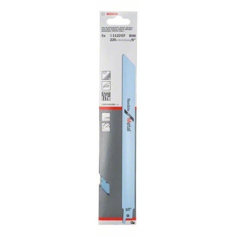 Bosch S1122EF Sabre Saw Blades – Pack 5