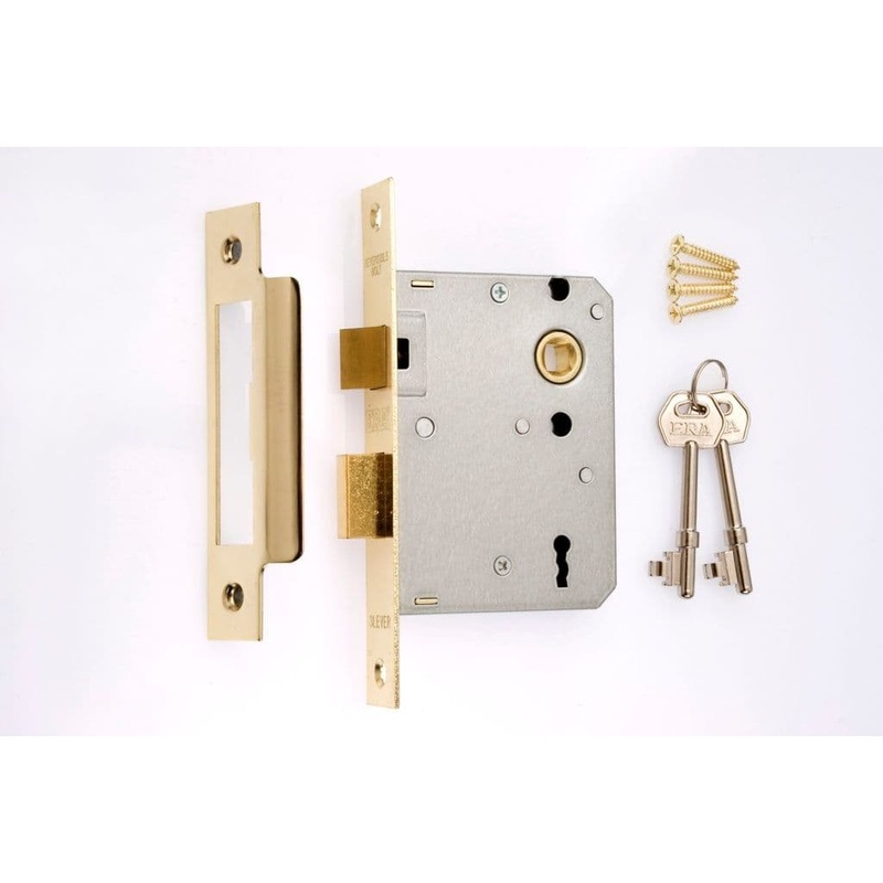 Era 3 Lever Sashlock 3 Chrome Effect – Chrome Effect 64mm