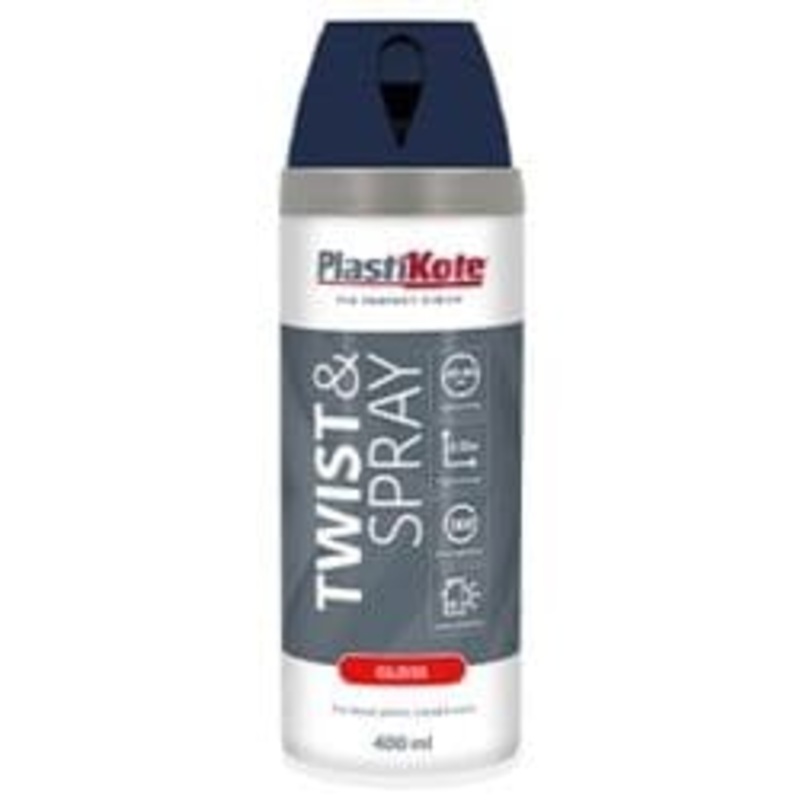 PlastiKote Twist & Spray Paint 400ml – Pottery Blue