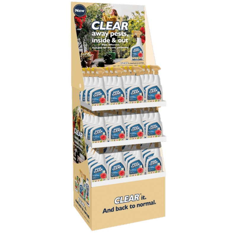 RoseClear 3 in 1 800ml – Display Unit of 96