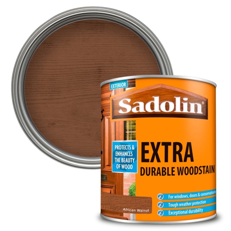 Sadolin Extra Durable Woodstain – 1L African Walnut