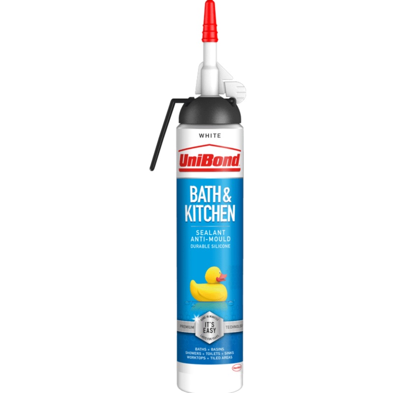 UniBond Bath & Kitchen Pressure Pack – 208g White