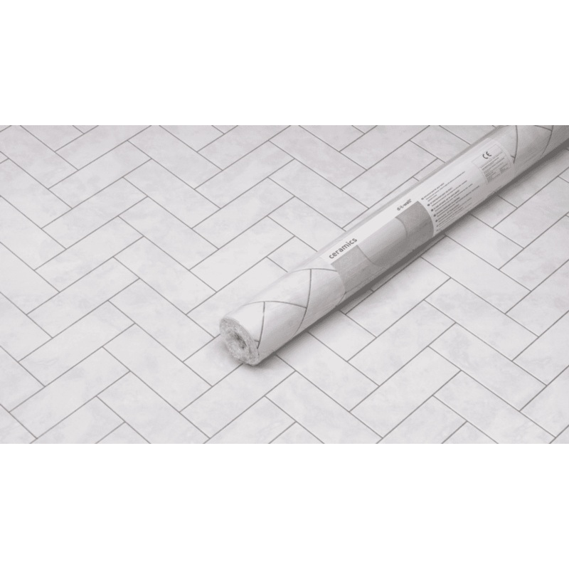 d-c-fix Ceramics 3D Wallpaper – Metallic Chevron
