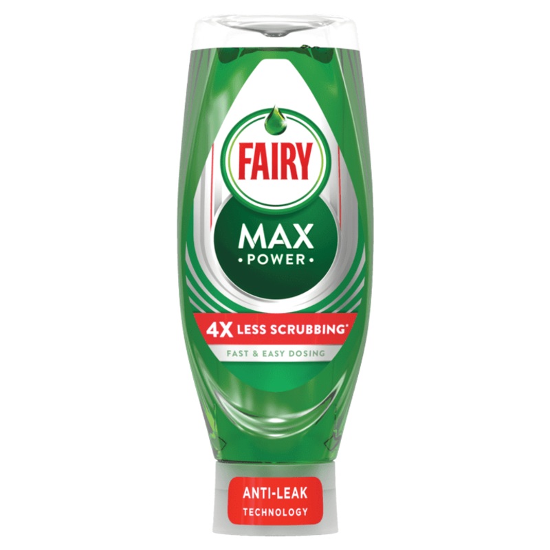 Fairy Max Power Anti Bacterial Washing Up Liquid 640ml – Original