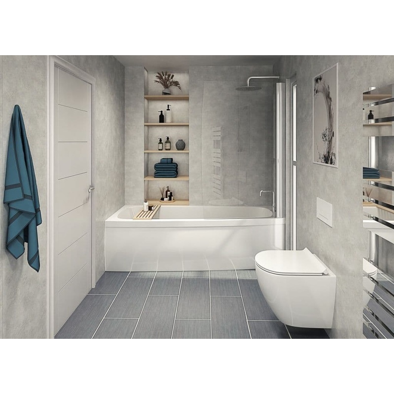 Perform Panel Cloudy Marble Bathroom and Shower Panel – 2400mm x 1180mm 9350