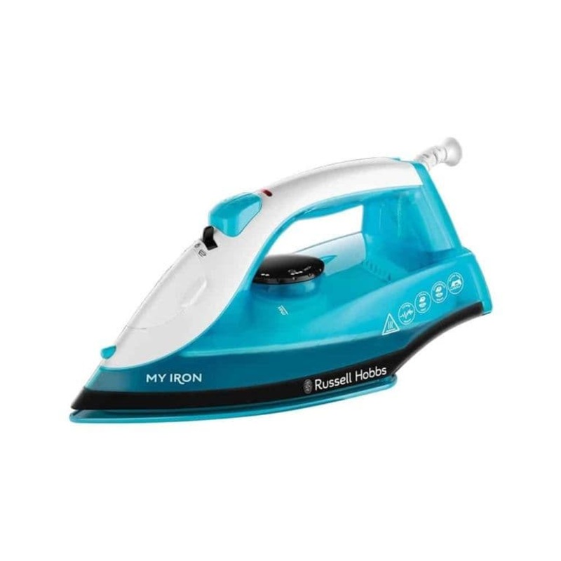 Russell Hobbs 1800W Iron – Blue/White