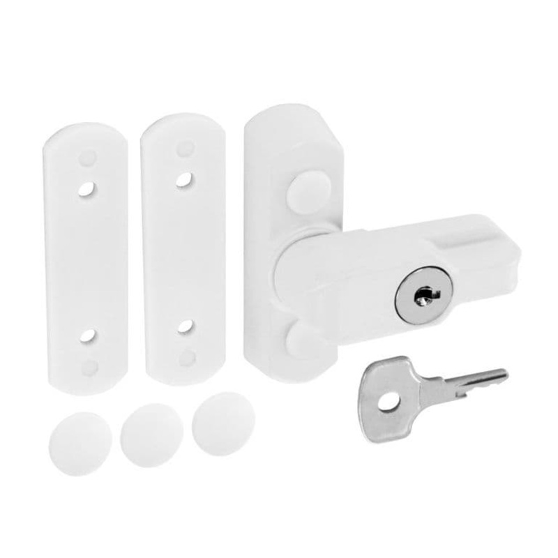 Securit Locking Door Jammer – 65mm White