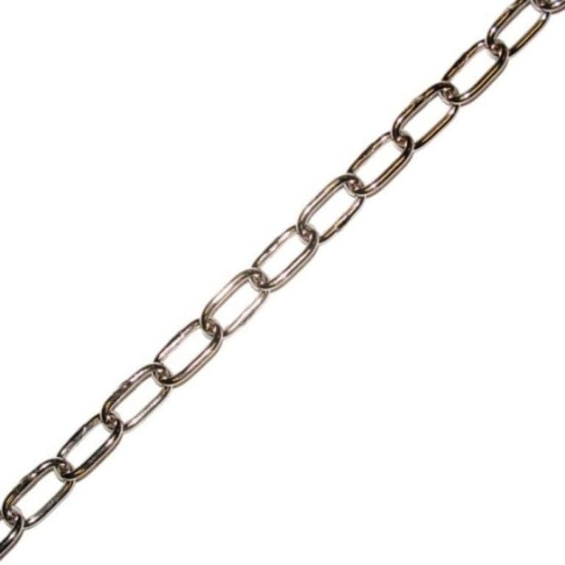 Securit Oval Link Chain Np 1.8mmx10m Reel – 1/2