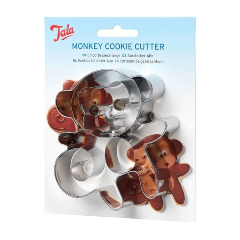 Tala Monkey Cookie Cutter – Stainless Steel