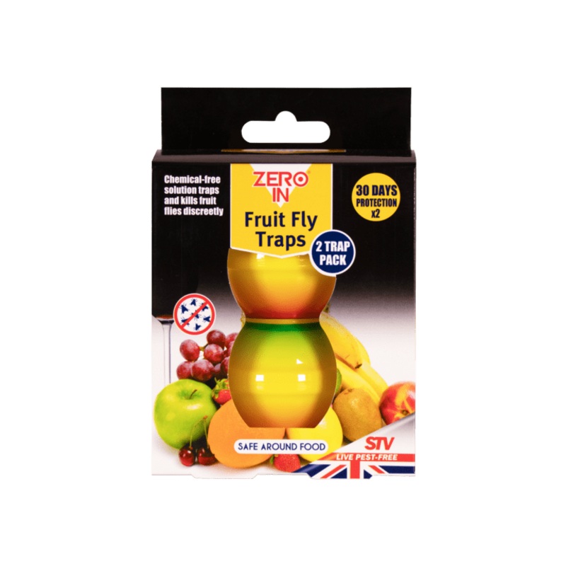 Zero In Fruit Fly Trap – Twin Pack