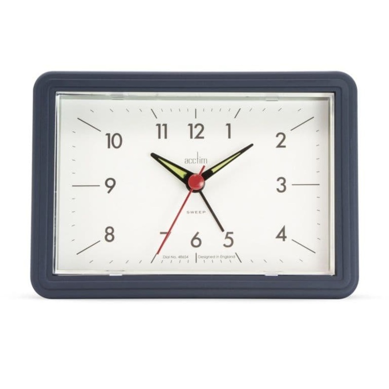 Drake Non Ticking Alarm – Suede Blue