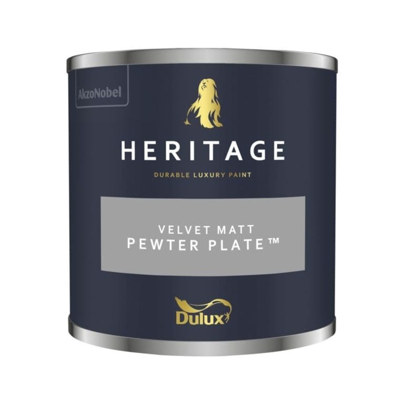 Dulux Heritage Tester 125ml – Pewter Plate